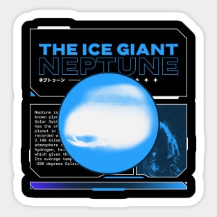 THE ICE GIANT NEPTUNE Sticker